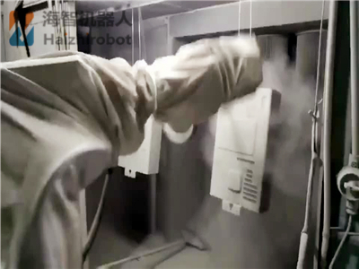 机柜喷粉机器人 自动化喷塑机械手案例