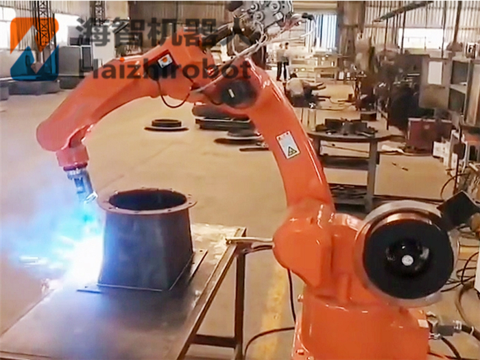 广州六轴焊接机器人应用案例-东莞海智(图3)