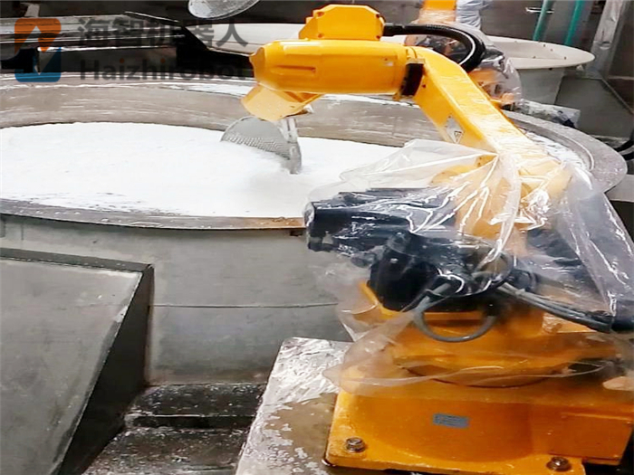 工业机器人舀材料 机械手臂打捞东西(图2)